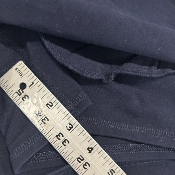 T by Talbots Womens Skort L Navy Blue Athleisure Zip Pockets Golf Pickleball - Picture 8 of 9